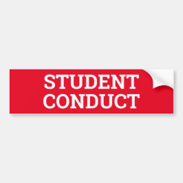STUDENTUPPFÖRANDEundertecknar/sticker/MAGNET Bildekal