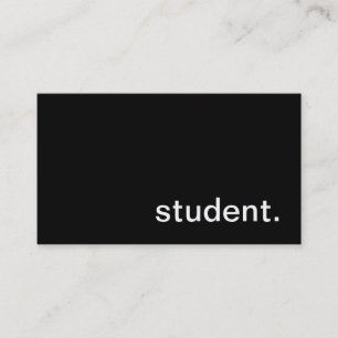 Studentvisitkort