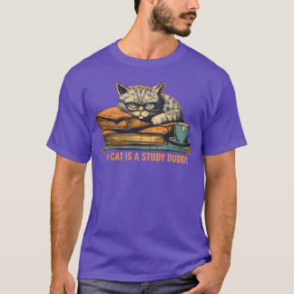 Studera Cat Cat illustration Art presenter T Shirt