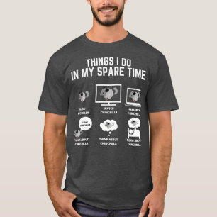 Studera Chinchilla Sak I i min lediga tid Funn T Shirt