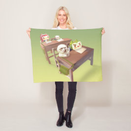 Studera hårt fleecefilt