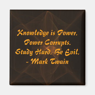 Studera hårt och vara ondskefull magnet