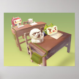 Studera hårt poster