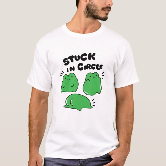 Studera i Circle med Toad T Shirt (Framsida)