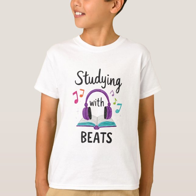 Studera med slag - Coola Student Music T-Shirt (Framsida)