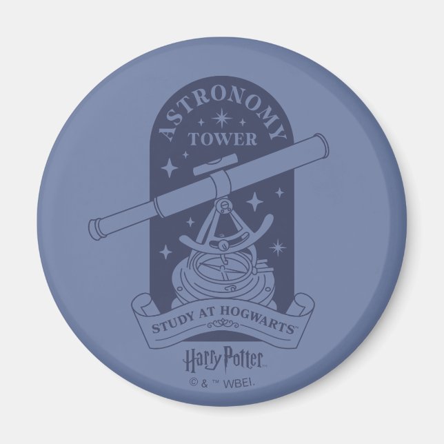Studera på HOGWARTS™ Astronomiturn Magnet (Framsidan)