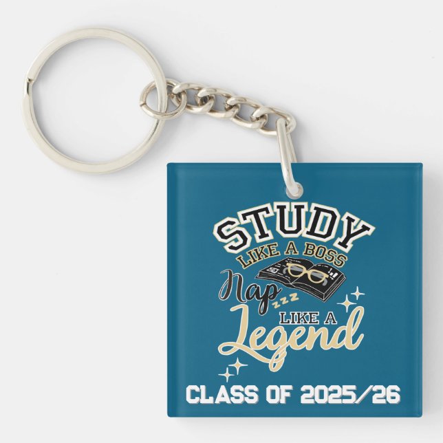 Studera som en boss, ta en tupplur som en legend,  (Framsidan)
