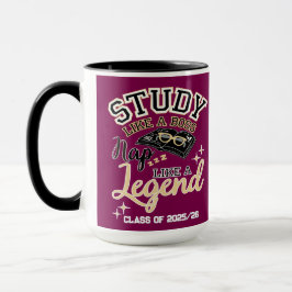Studera som en boss, ta en tupplur som en legend, mugg
