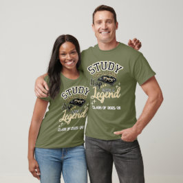 Studera som en boss, ta en tupplur som en legend, t shirt
