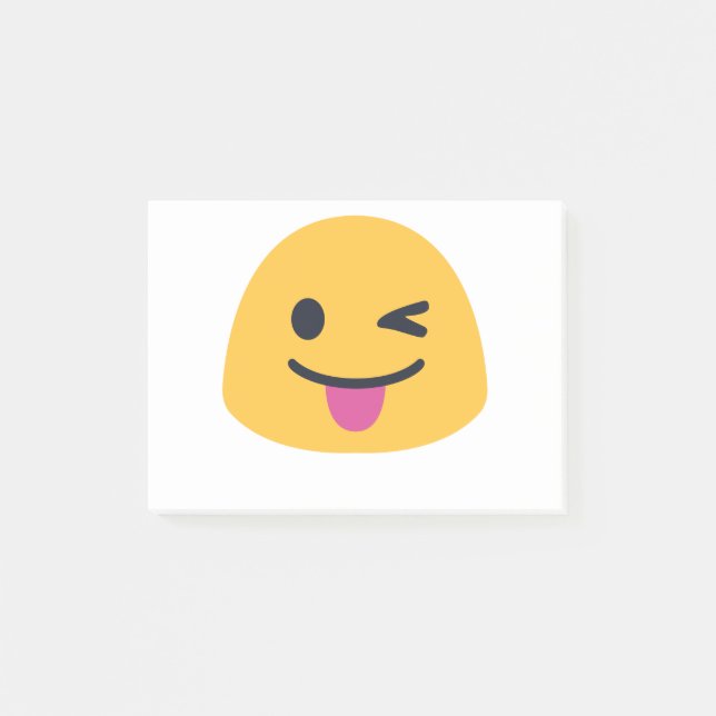 Studera ut tunga vinking öga post-it block (Framsida)