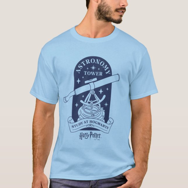 Studera vid HOGWARTS™ Astronomiturnen T Shirt (Framsida)