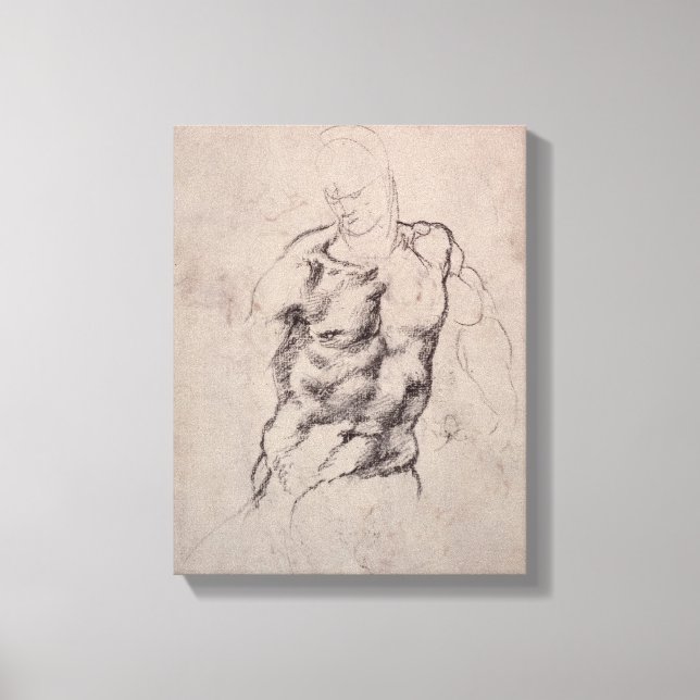 Studie 2 i figur canvastryck (Framsida)