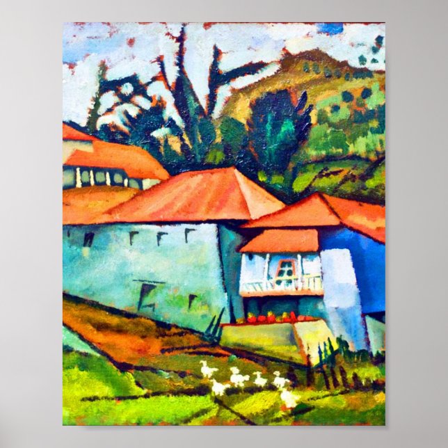 Studie A av Amadeo de Souza-Cardoso Poster (Framsidan)