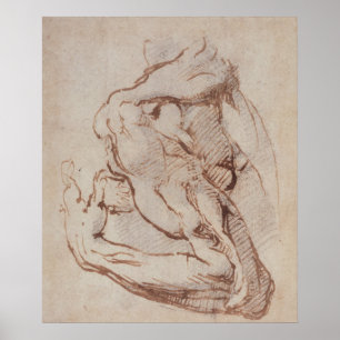 Studie av en arm Inv.1859/5/14/819 Poster