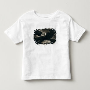 Studie av en fördunklad månbelyst himmel (svarte t-shirt