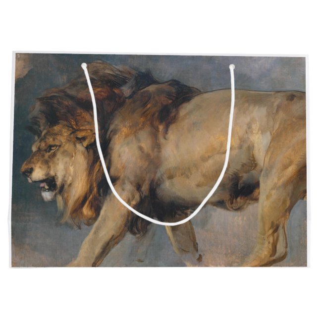 Studie av en Lejon (av Edwin Henry Landseer) (Baksidan)