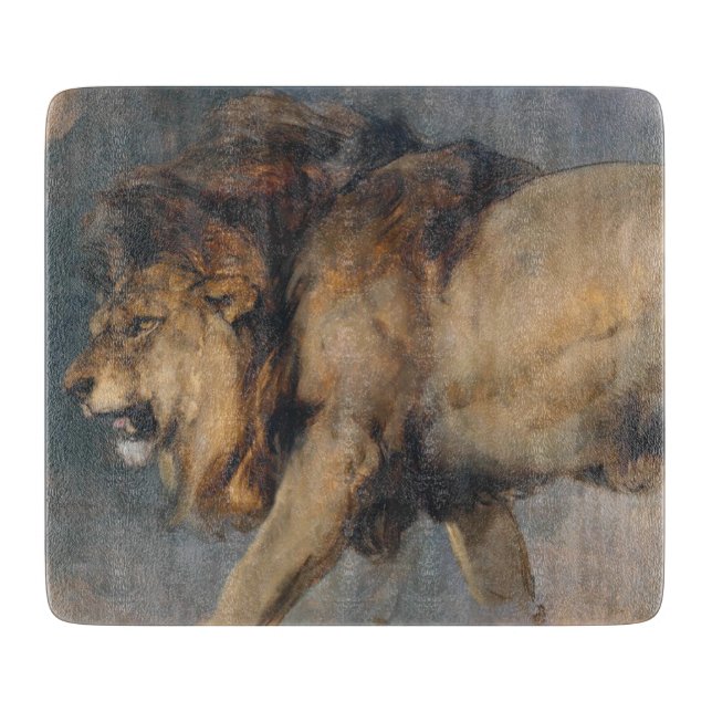 Studie av en Lejon (av Edwin Henry Landseer) (Framsidan)