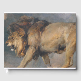 Studie av en Lejon (av Edwin Henry Landseer) Gästböcker