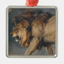 Studie av en Lejon (av Edwin Henry Landseer) keram
