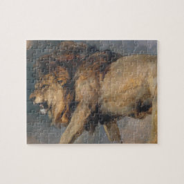 Studie av en Lejon (av Edwin Henry Landseer) Pussel