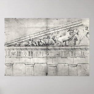 Studie av ett barn från Parthenon Poster