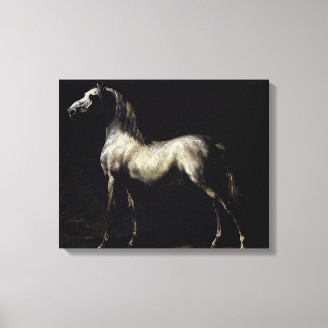 Studie av ett Grått-äpple Canvastryck (Framsida)