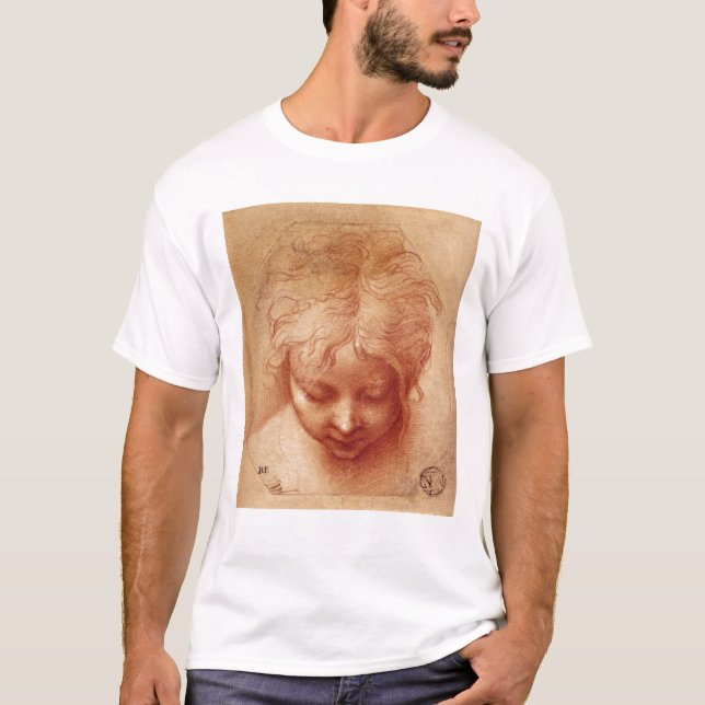 Studie av ett huvud t-shirt (Framsida)
