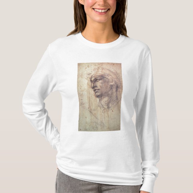 Studie av ett huvud tee shirt (Framsida)