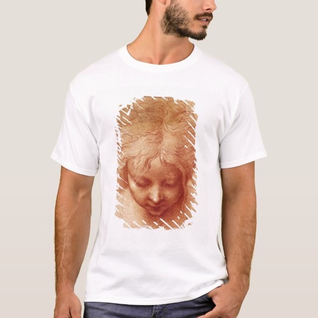 Studie av ett huvud tee shirt (Framsida)