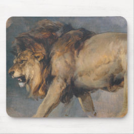 Studie av ett lejon (av Edwin Henry Landseer) Musmatta