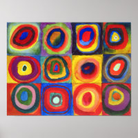 Studie av färg av Wassily Kandinsky