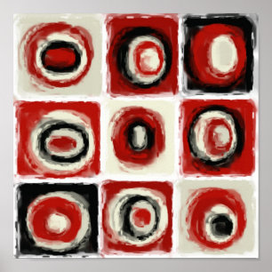 Studie av färg i Snö White Poster