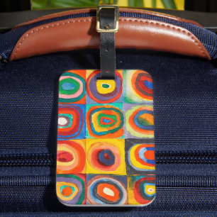 Studie av färg Wassily Kandinsky Bagagebricka