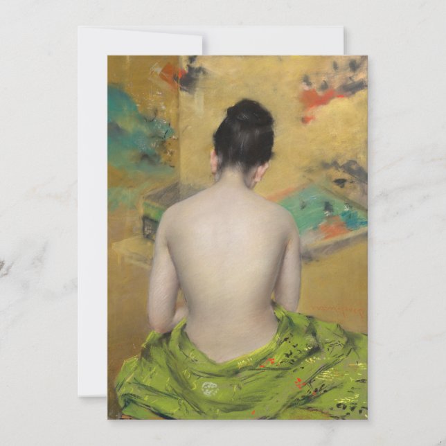 Studie av Flesh och Guld | William Merritt Chase (Framsida)