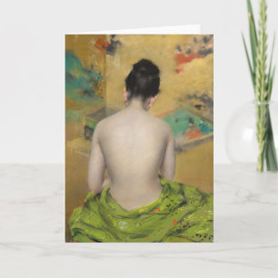 Studie av Flesh och Guld William Merritt Chase Kort