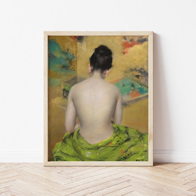 Studie av Flesh och Guld | William Merritt Chase Poster (Skapare uppladdad)