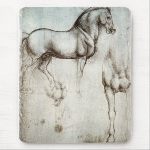 Studie av hästar - Leonardo Da Vinci Musmatta