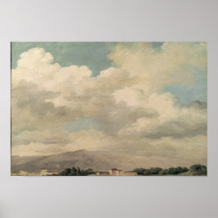 Studie av Himlar vid Quirinal Poster