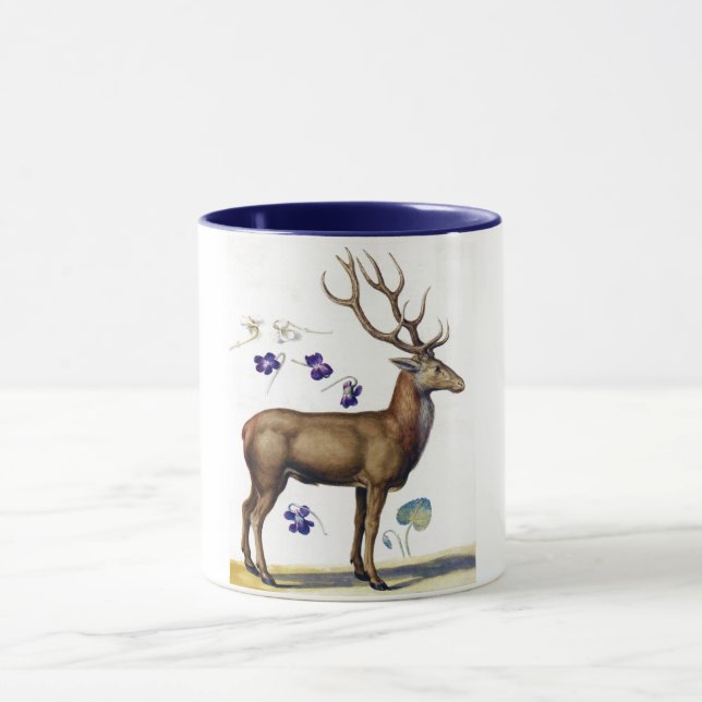 Studie av Hjort och blomma, Arcimboldo Mugg (Center)