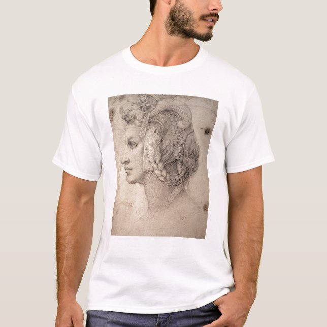 Studie av huvudet t shirt (Framsida)