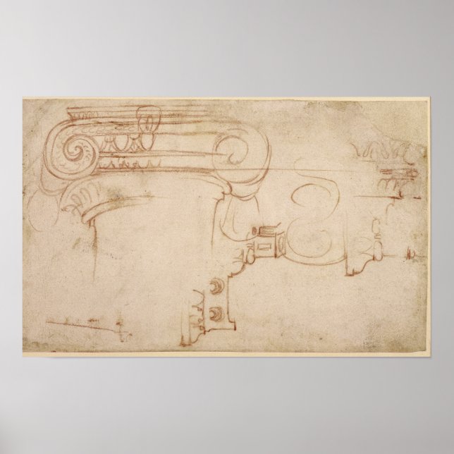 Studie av jonkapital poster (Framsidan)