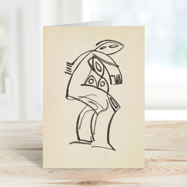 Studie av kvinnlig Figur | Henri Gaudier-Brzeska Kort (Skapare uppladdad)