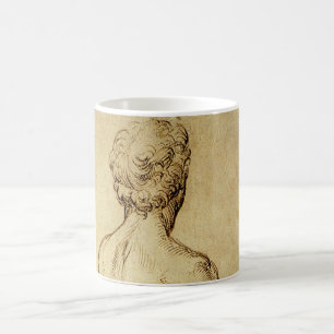Studie av Michelangelos David-staty av Raphael Kaffemugg