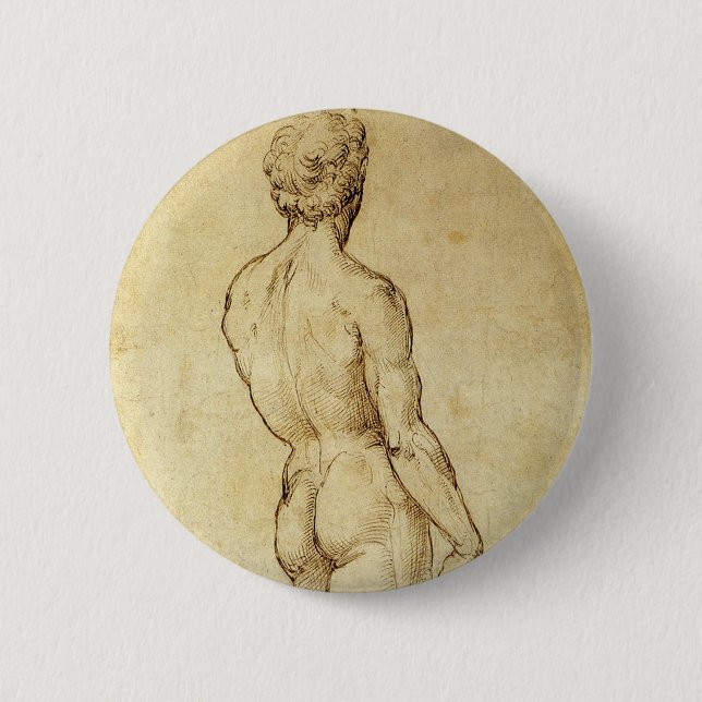 Studie av Michelangelos David-staty av Raphael Knapp (Framsida)