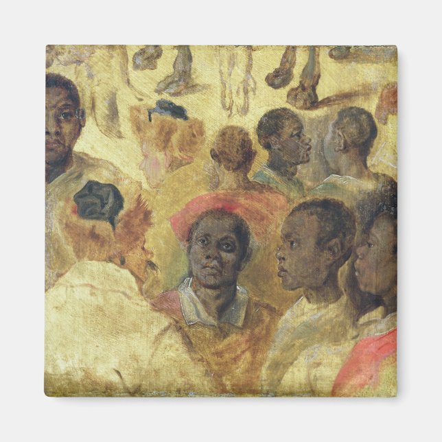 Studie av Moorish Head Magnet (Framsidan)