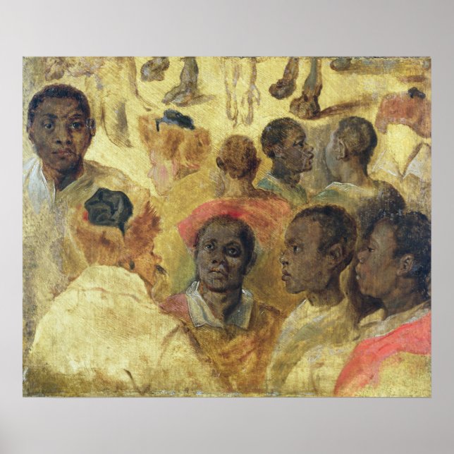 Studie av Moorish Head Poster (Framsidan)