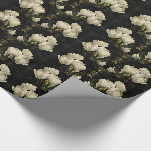 Studie av Peony Flower Presentpapper (Hörn)