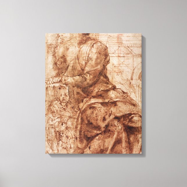 Studie av Sibyl Canvastryck (Framsida)