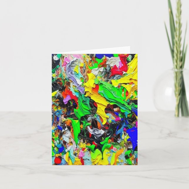 Studie av sju dödliga sinnen - Gluttony A Helgkort (Framsida)