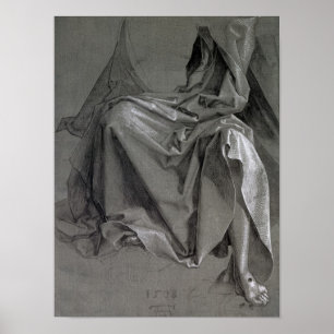 Studie av skruden av Kristus, 1508 Poster